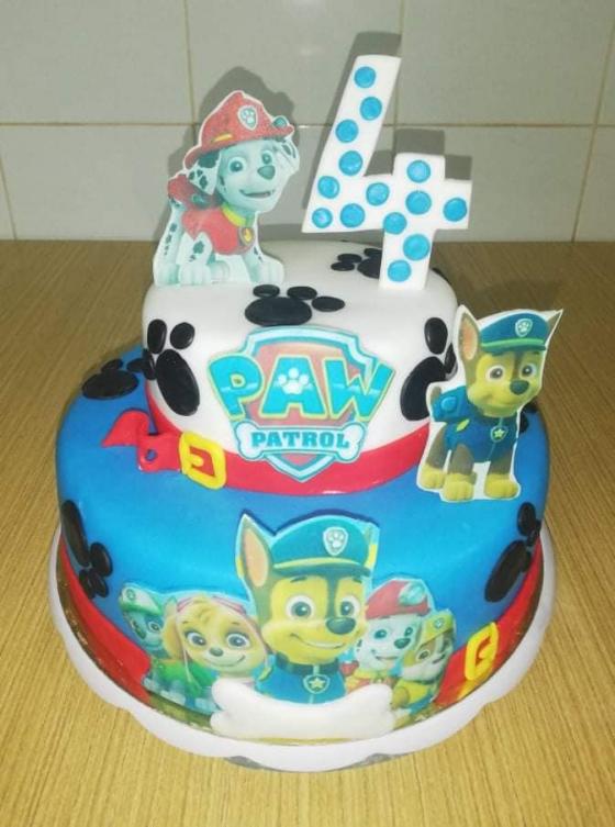 paw patrol torta