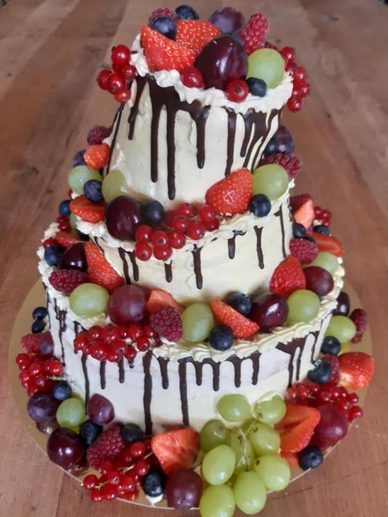 torta s ovocím