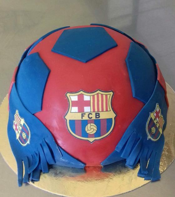 Futbalová lopta torta